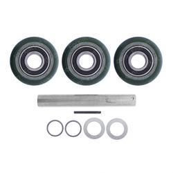cr310250-301-kit-kit POLY WHEEL KIT - DYALON A 3 WHEEL KIT/SHAFT GREEN