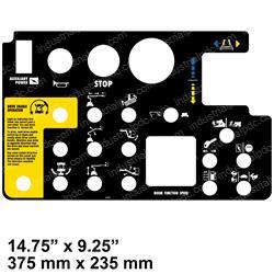 Picture of Decal Platform Control Panel