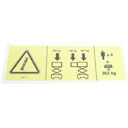 Picture of Decal-Notice-Max Cap Gs4069