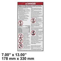 Picture of Decal Danger General Safety