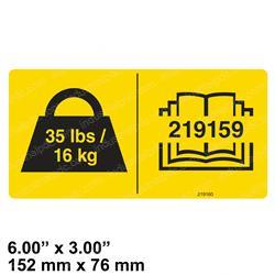 Picture of Decal- Instruction- Ops