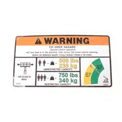 Picture of Decal Warning Dual Capaci