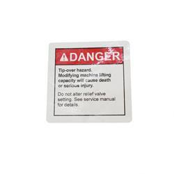 Picture of Decal Danger-Tip Over