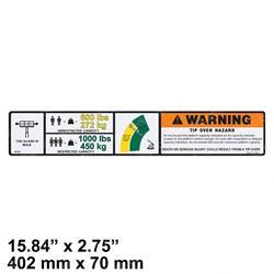 Picture of Decal-Warning Dual Cap. (ansi)