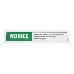 Picture of Decal Maintain Grasp