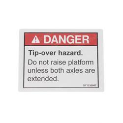 Picture of Decal - Danger Tipover Axles