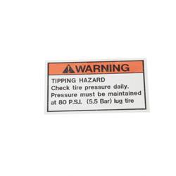 EPW 1DC33939 DECAL - TIRE PRESSURE 80 PSI