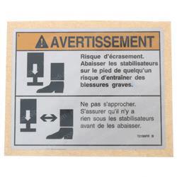 Picture of Decal Danger Crushing Hazard