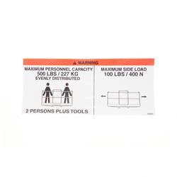 Picture of Decal- Platform Capacity Wide