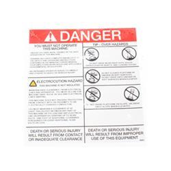 Picture of Decal - Danger Tip Over
