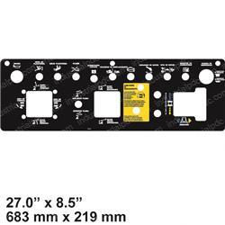 Picture of Decal Platform Control Panel