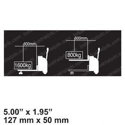 Picture of Decal - Capacity 800-1600kg
