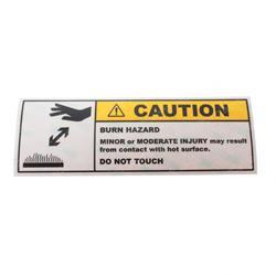 Picture of Decal - Caution  Burn Label