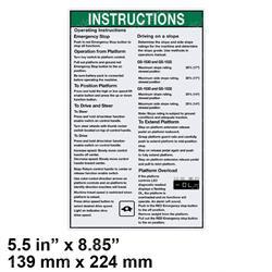Picture of Decal-Op Inst-Pcon-Gs-30-Aus