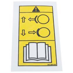 Picture of Motor Brake Bypass, Decal