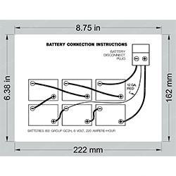 Picture of Decal Battery Connectz45dc