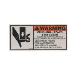 Picture of Decal - Warning Crush Hazard