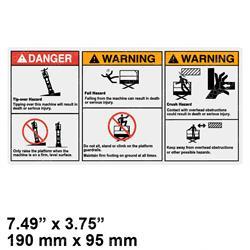 Picture of Decal,danger/Warning Combo,h