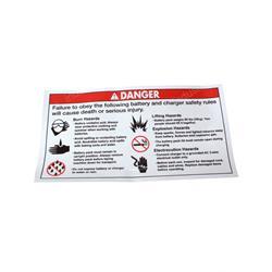 Picture of Decal Danger-Battery Safety