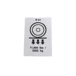 Picture of Decal - Wheel Load S65