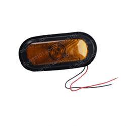 sysc5000-a LIGHT - 12-24V - AMBER - OVAL 6.5 IN - SELF CONTAINED - - 70 QUAD FPM