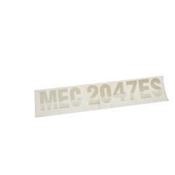 Picture of Decal - Model Mec 2047es