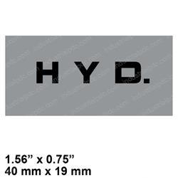 Picture of Plate - Caution