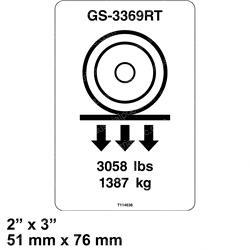 Picture of Decal - Wheel Load Gs3369rt