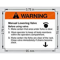 Picture of Warning Lowering Valve