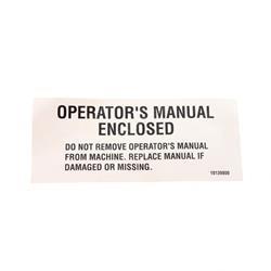 Picture of Decal-Manual Enclosed