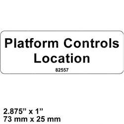 Picture of Decal - Platform Ctrl Location