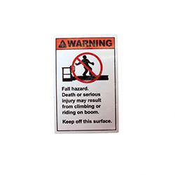 Picture of Decal - Fall Warning
