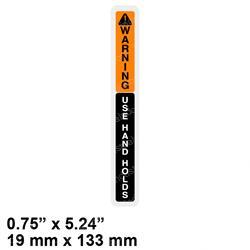 Picture of Cush Decal-Warning-Use Ha