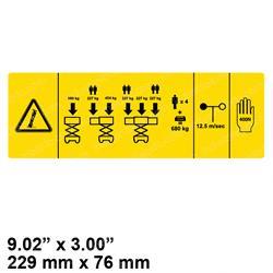 Picture of Decal - Notice, Symbol, Max