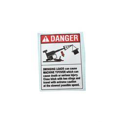 Picture of Decal Danger Swinging Load
