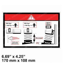 Picture of Floor Height + Load Label