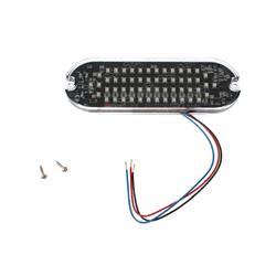 6.5 IN OVAL WARNING - 12 V