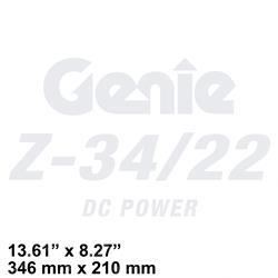 Picture of Decal Genie Z-34/22 Dc Power