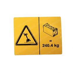 Picture of Decal - Tip Over Batteries