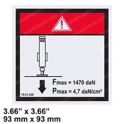 Picture of Decal - Max Effort on Stab