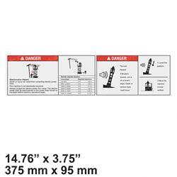 Picture of Decal -  Danger Tip Over/Power