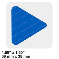 Picture of Decal - Label Blue Arrow
