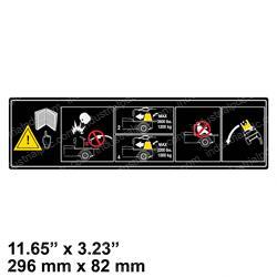 Picture of Decal 2200/2600 Lb Bedload Deca