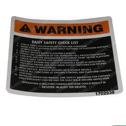 Picture of Decal Warn