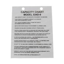 Picture of Decal - Load Chart