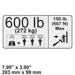 Picture of Decal - Basket 600lb