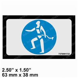 Picture of Decal - Wear Body Harness