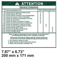 Picture of Decal - General Checkout