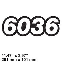 Picture of Decal - Model 6036