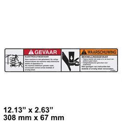 Picture of Decal Warn.crush Haz./Danger E